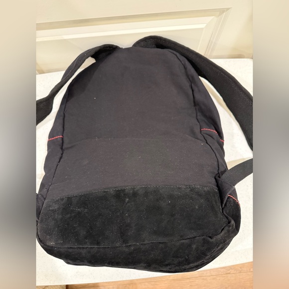True Religion Black and Red Backpack with Logo ~ Used 1X - Picture 5 of 6